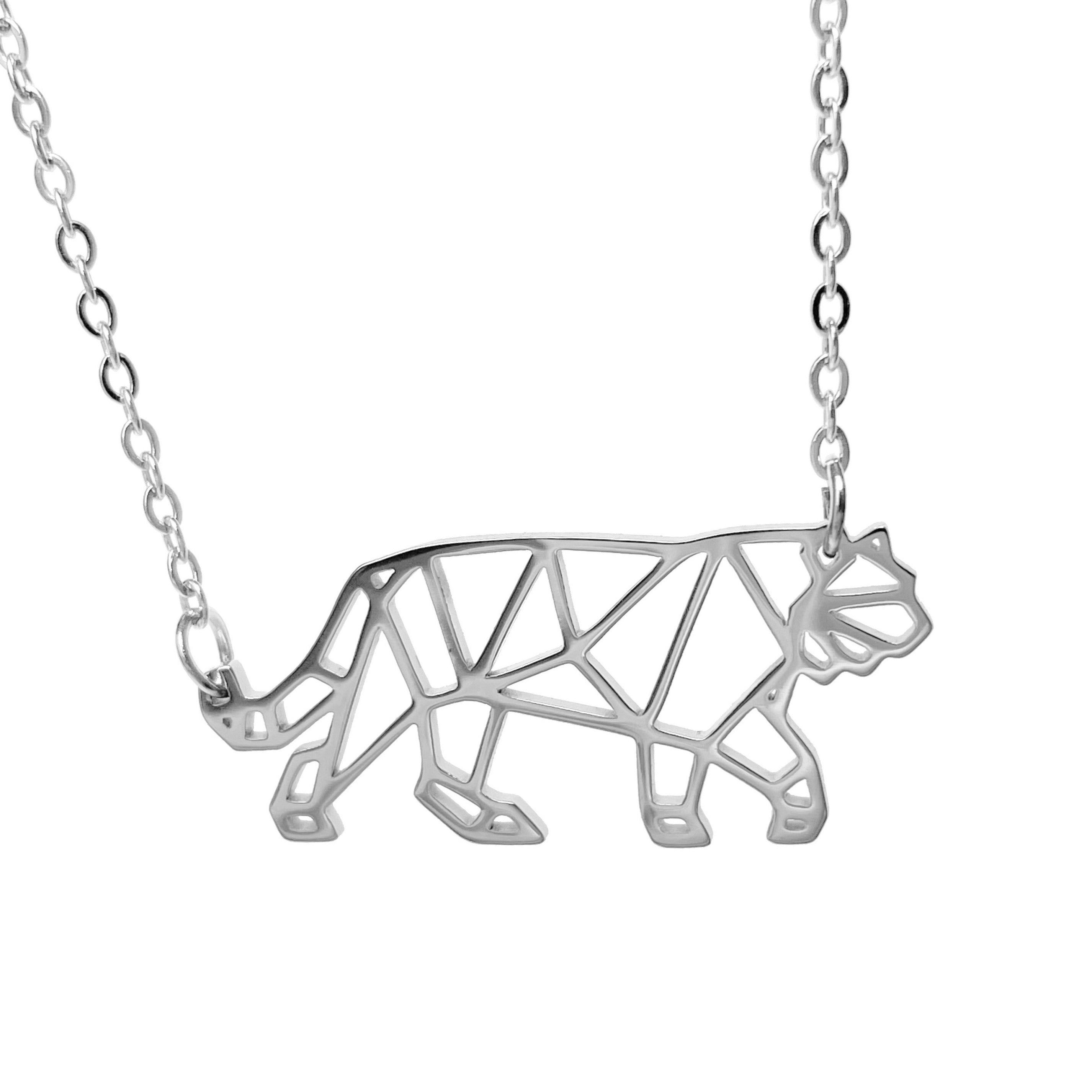 Bengal Tiger Origami Necklace