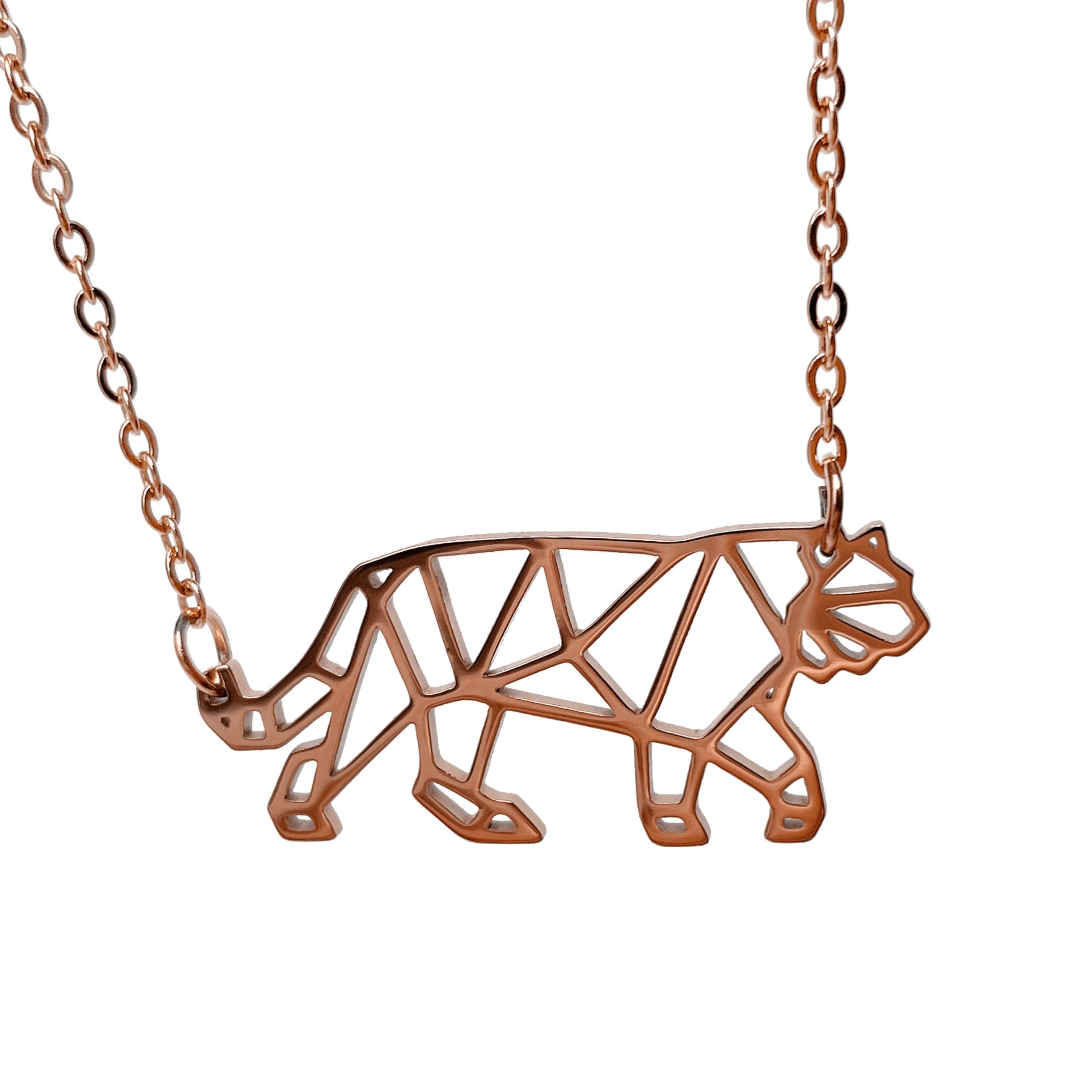 Bengal Tiger Origami Necklace