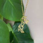 Unicorn Origami Necklace