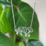 Bengal Tiger Origami Necklace