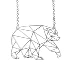 Bear Origami Necklace