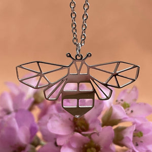 Bee Origami Necklace