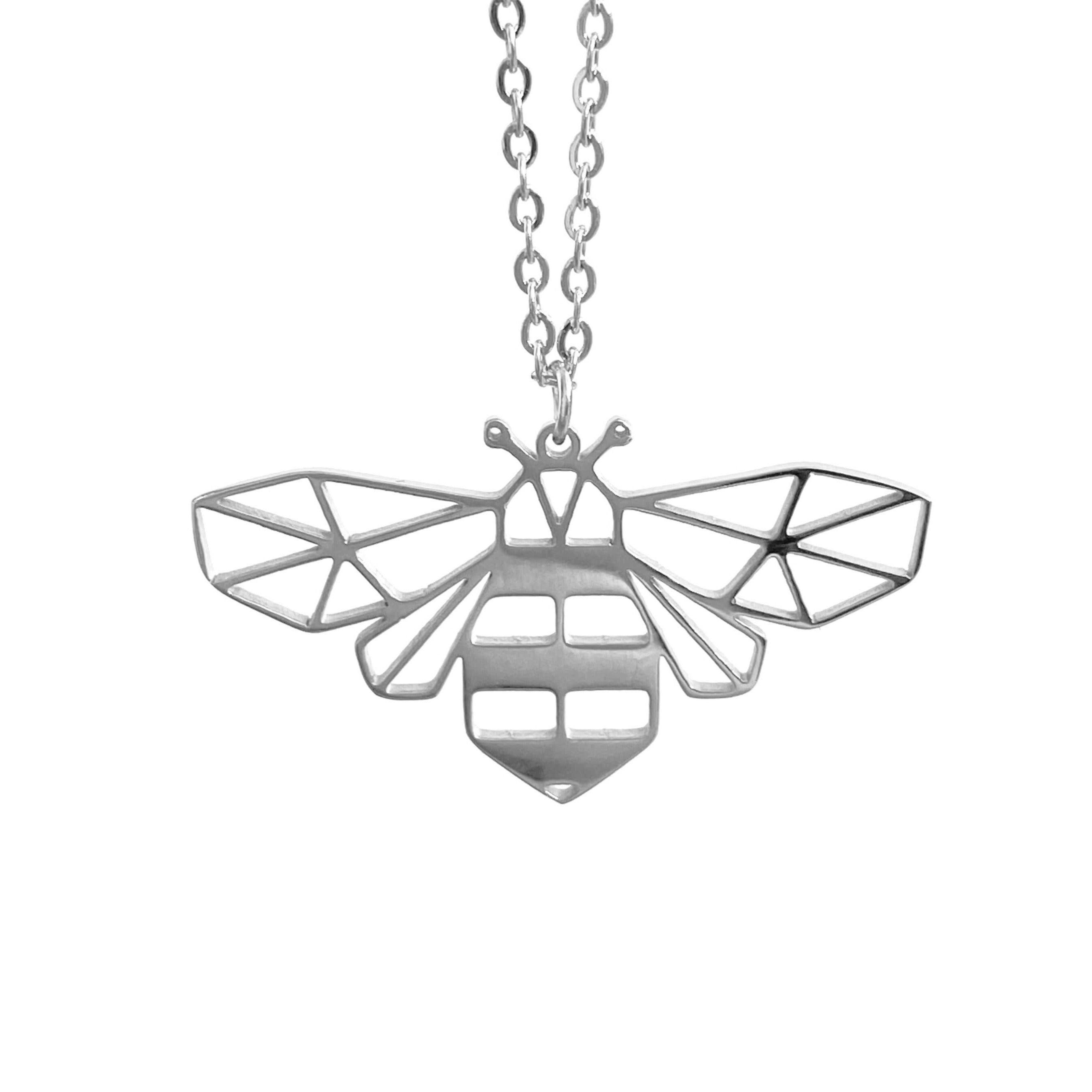 Bee Origami Necklace