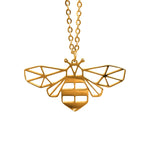 Bee Origami Necklace