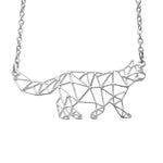 Cat Origami Necklace