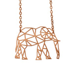 Elephant Origami Necklace