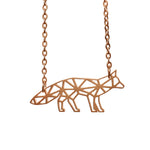 Fox Origami Necklace