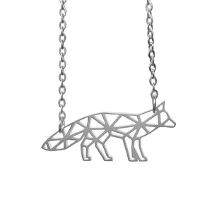 Fox Origami Necklace