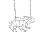 Frog Origami Necklace