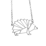 Hedgehog Origami Necklace