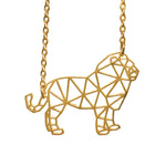 Lion Origami Necklace