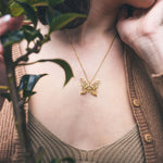 Butterfly Origami Necklace