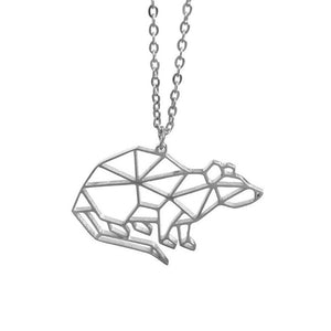 Rat Origami Necklace