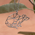 Rat Origami Necklace