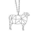 Sheep Origami Necklace