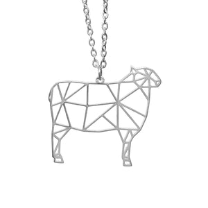 Sheep Origami Necklace