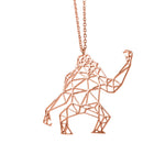 Chimpanzee Origami Necklace