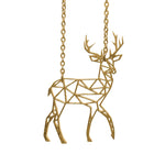 Deer Origami Necklace