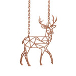 Deer Origami Necklace