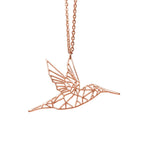 Hummingbird Origami Necklace